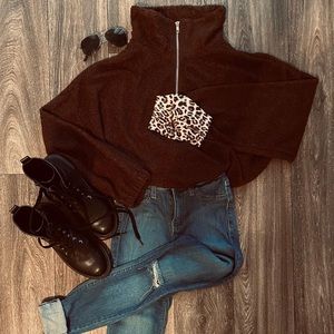 The Fall Babe Teddy Pullover